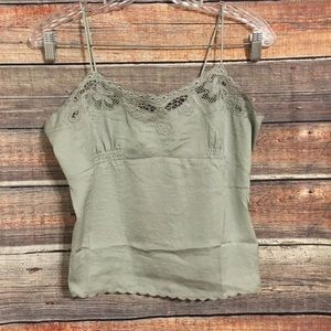 Honey Punch green camisole